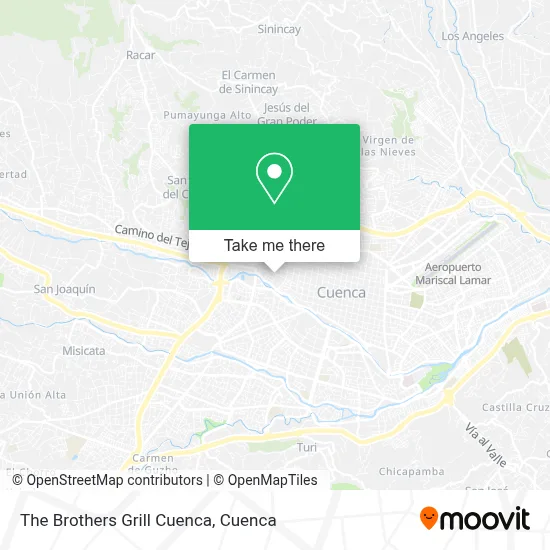 The Brothers Grill Cuenca map