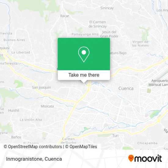 Inmogranistone map