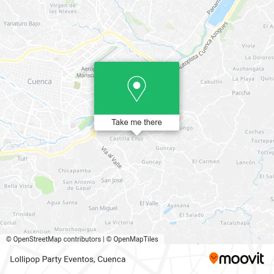 Lollipop Party Eventos map