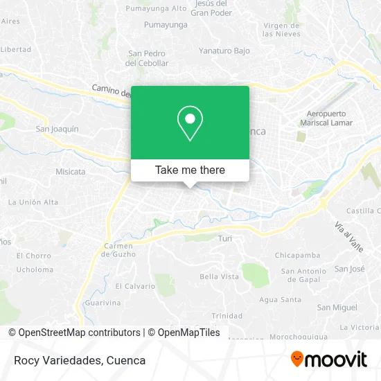 Rocy Variedades map