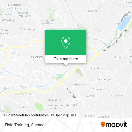 Fisio Training map