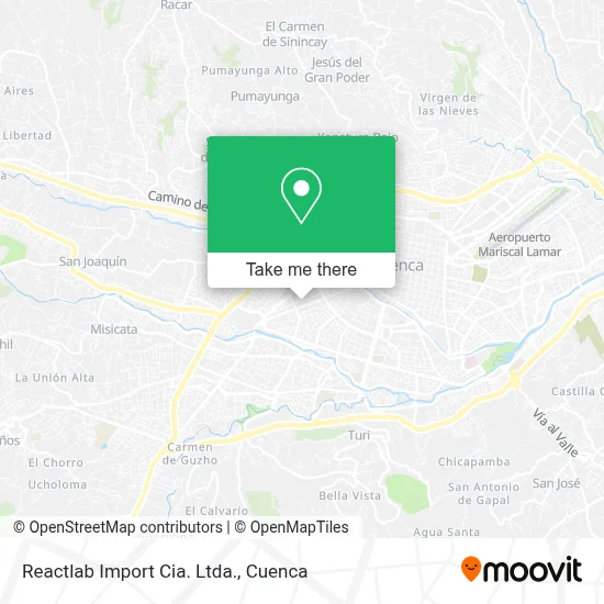 Reactlab Import Cia. Ltda. map