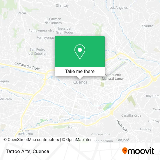 Tattoo Arte map