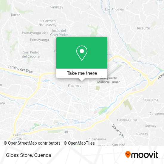 Gloss Store map
