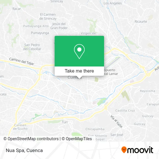 Nua Spa map