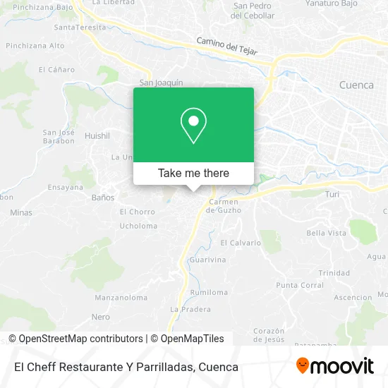 El Cheff Restaurante Y Parrilladas map