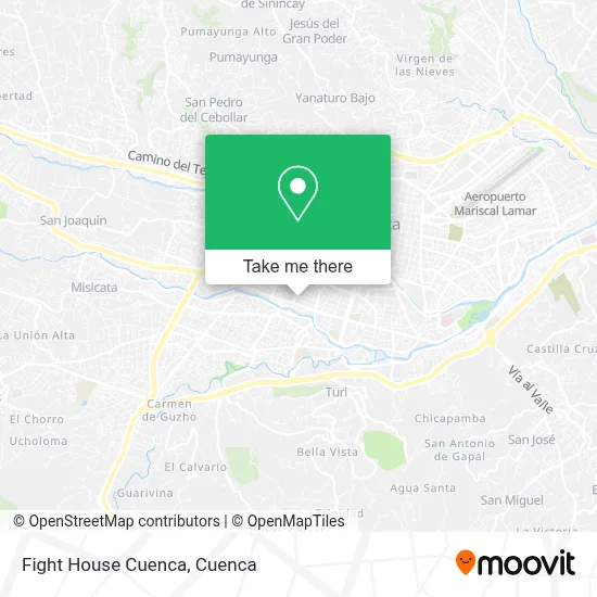 Fight House Cuenca map