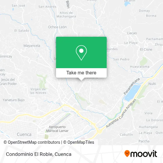 Condominio El Roble map