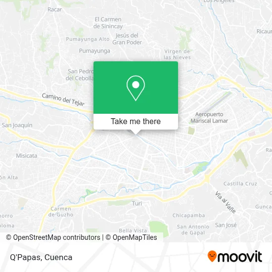 Q'Papas map