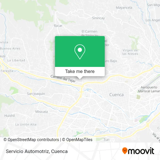Servicio Automotriz map