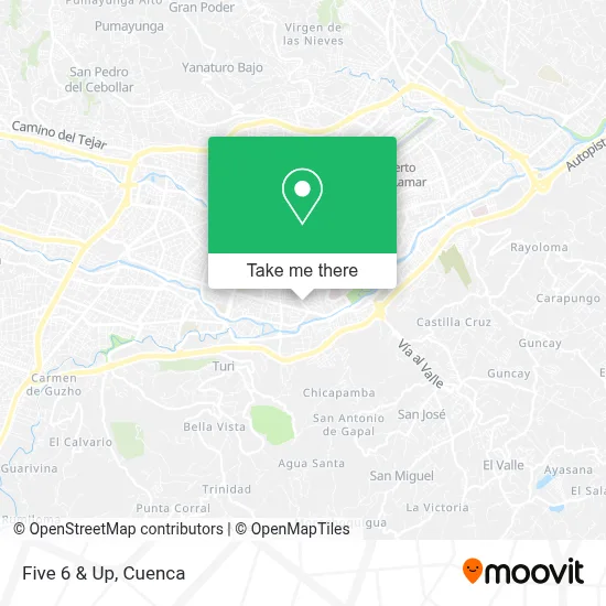 Five 6 & Up map