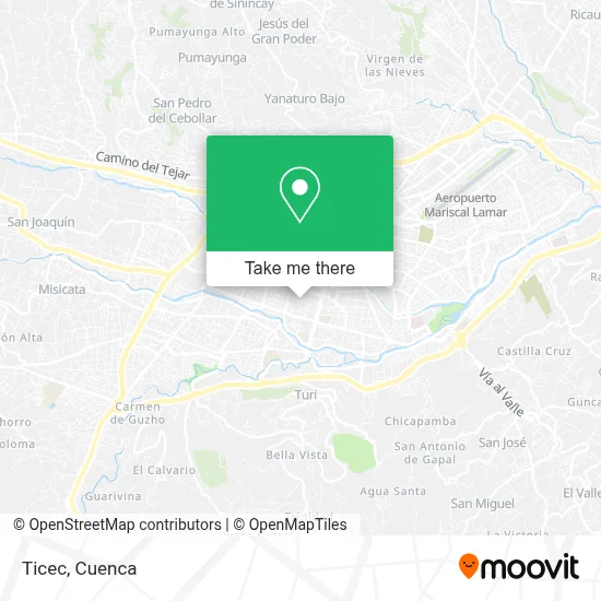 Ticec map