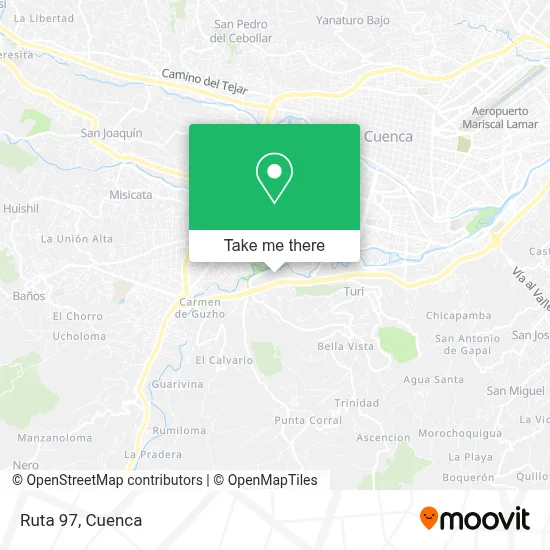 Ruta 97 map