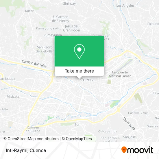 Inti-Raymi map