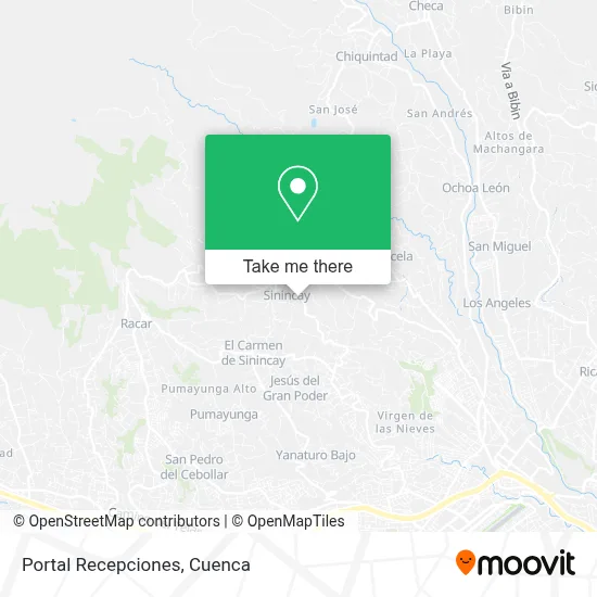 Portal Recepciones map