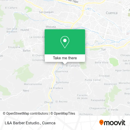 L&A Barber Estudio. map