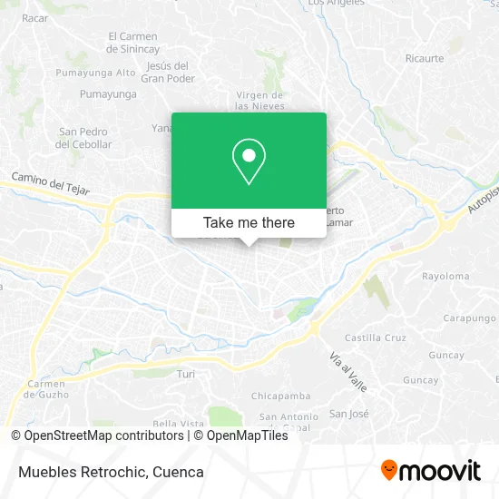 Muebles Retrochic map