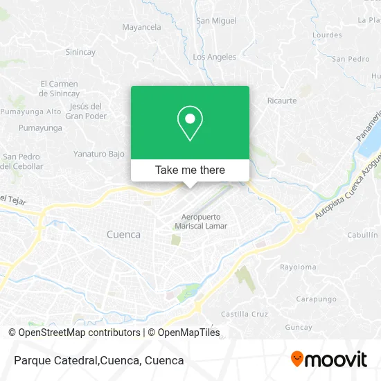 Parque Catedral,Cuenca map