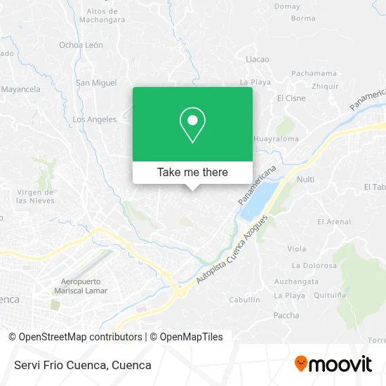 Servi Frio  Cuenca map