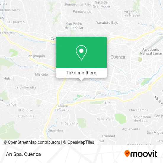 An Spa map