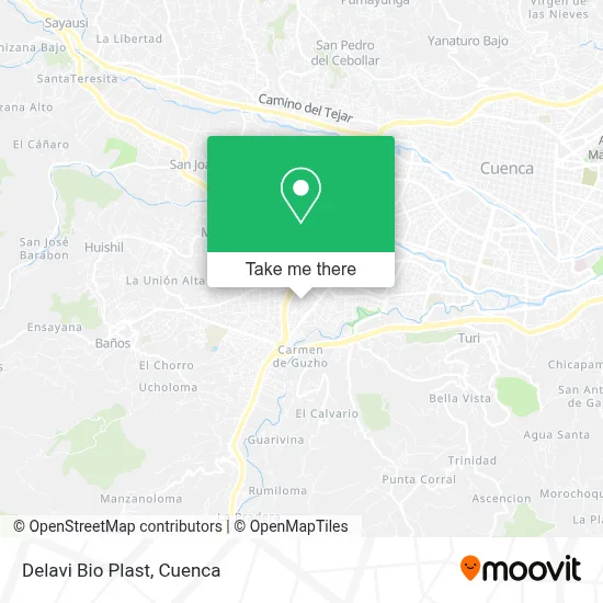 Delavi Bio Plast map