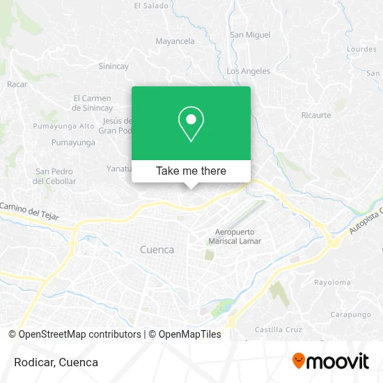 Rodicar map