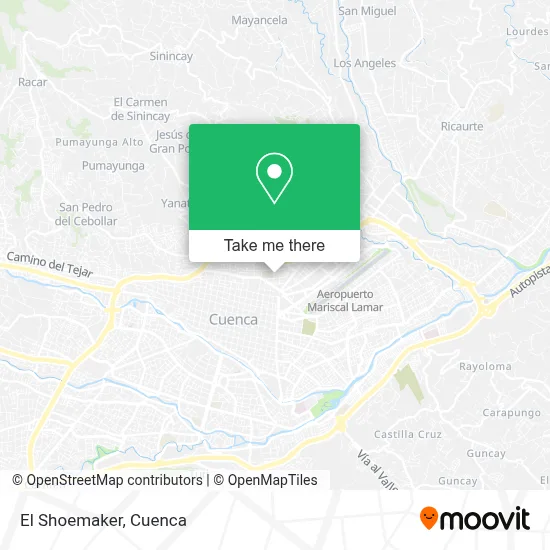 El Shoemaker map