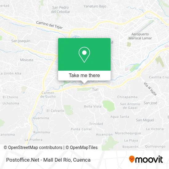 Postoffice.Net - Mall Del Río map
