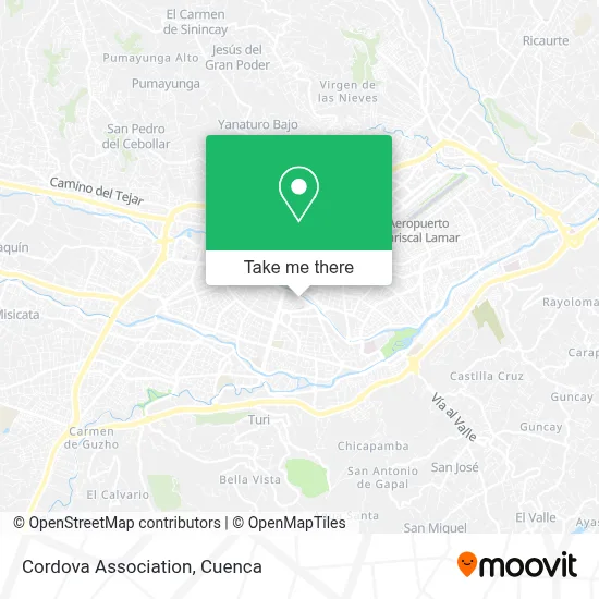 Cordova Association map