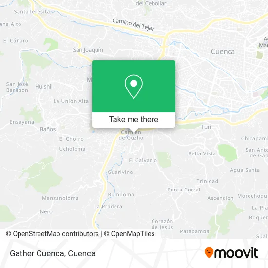 Gather Cuenca map