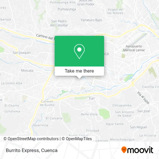 Burrito Express map