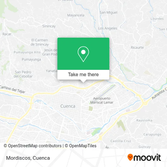 Mordiscos map