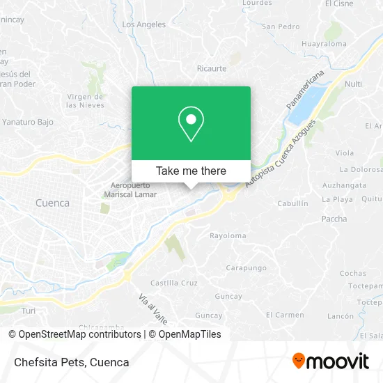 Chefsita Pets map