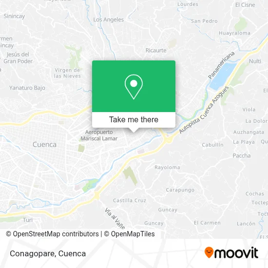 Conagopare map