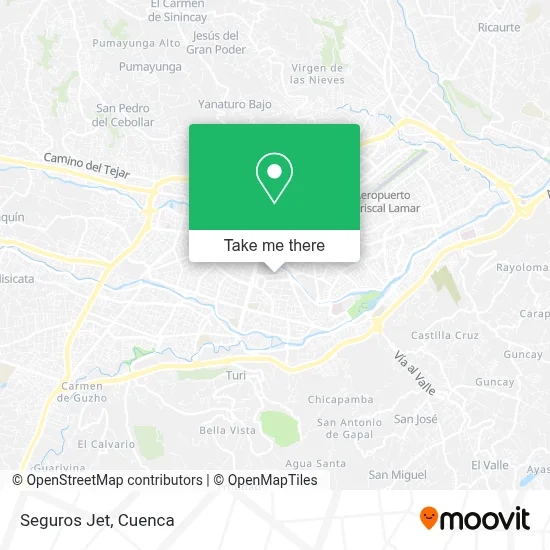 Seguros Jet map
