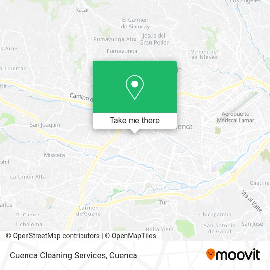 Cuenca Cleaning Services map