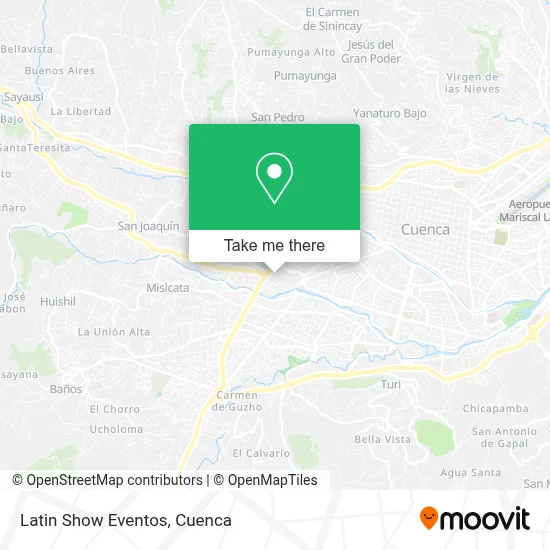 Latin Show Eventos map