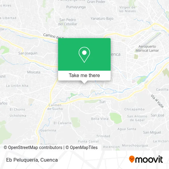 Eb Peluquería map