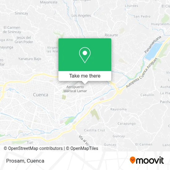 Prosam map