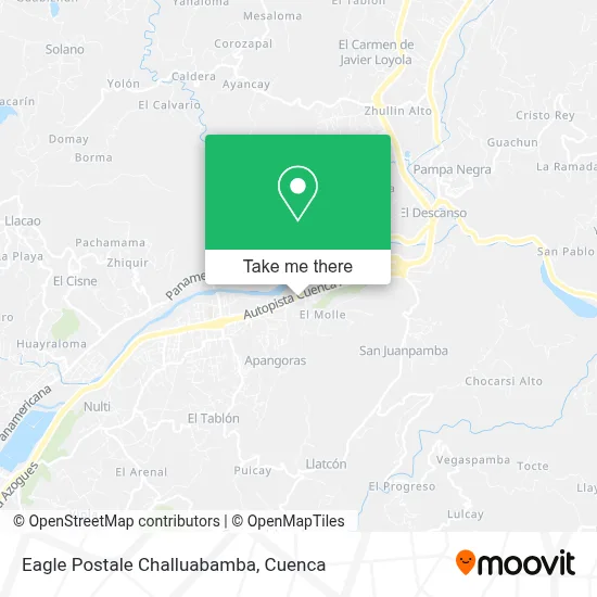 Eagle Postale Challuabamba map