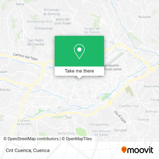 Cnt Cuenca map