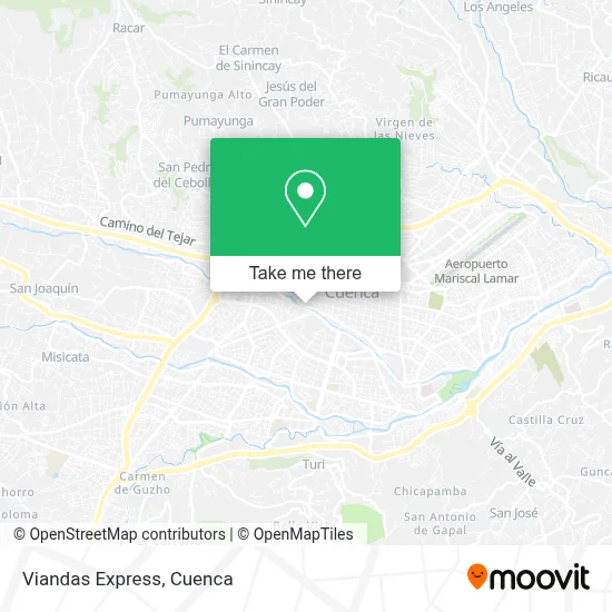 Viandas Express map