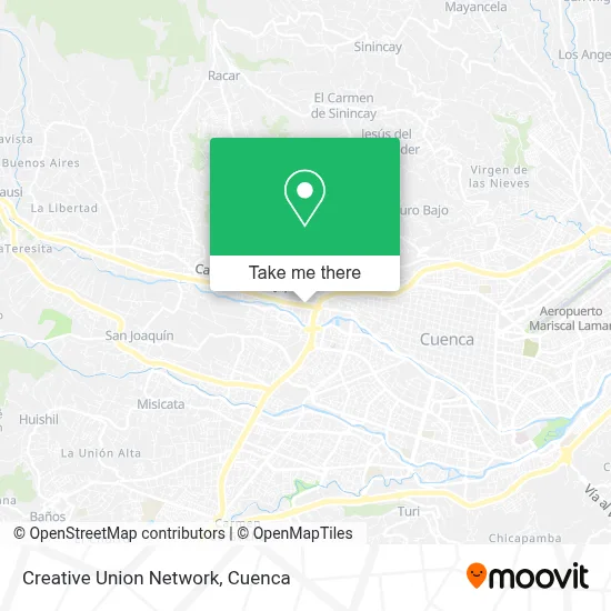 Creative Union Network map