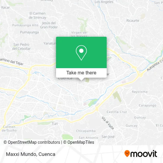 Maxxi Mundo map