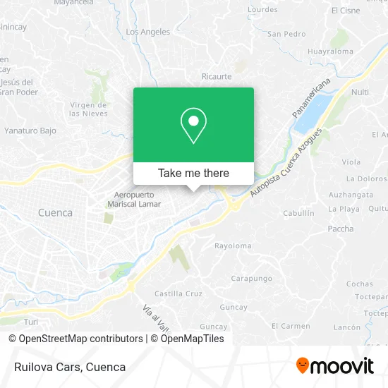 Ruilova Cars map