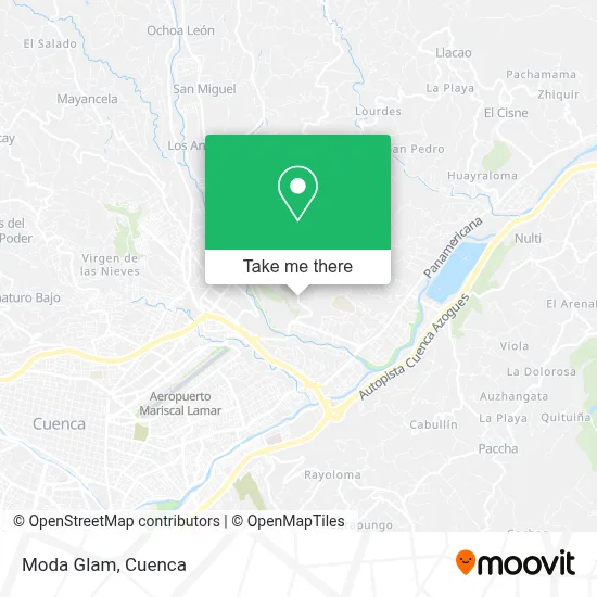 Moda Glam map