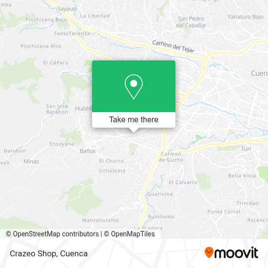 Crazeo Shop map