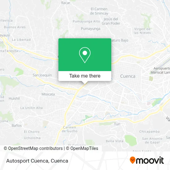 Autosport Cuenca map