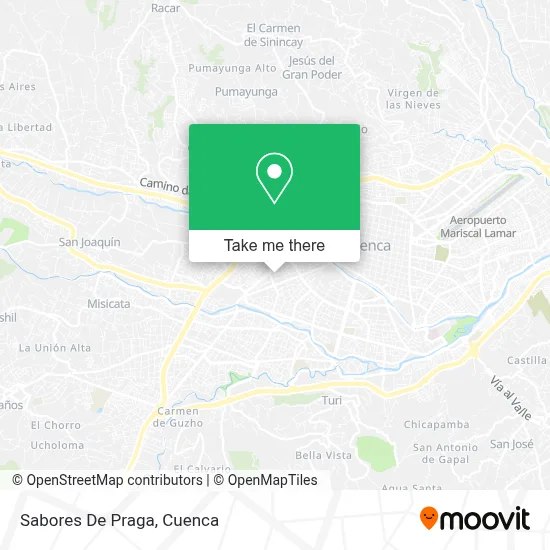 Sabores De Praga map