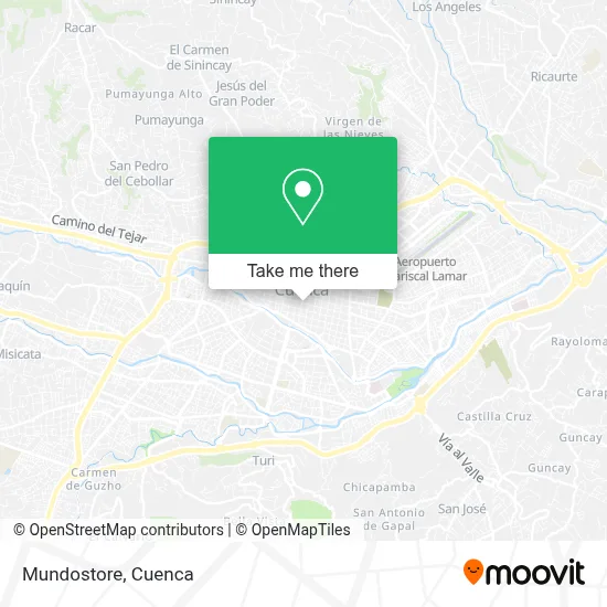 Mundostore map